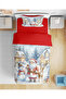 Erayshome New Year's Eve 3D Digital Printed Single Duvet Cover Set (Without Sheets)