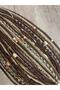 Rasta Mix African Mesh Buckle 25 Pcs - Light Brown & Caramel & Honey Foam - 2