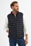 Men's Standard Mold Puffer Vest Navy Blue - 5