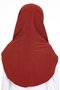 Tile Practical Ready-made Young Hijab Bonnet Sandy Fabric Plain Hijab 2312_05 - 4