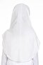 Cream Practical Ready-made Young Hijab Bonnet Sandy Fabric Plain Hijab 2312_40 - 5