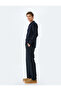 Buttoned Polo Neck Winter Knitwear Sweater