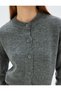 Knitwear Cardigan Buttoned Round Neck Long Sleeve Soft Textured - 5