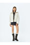 Suede Look Plush Inside Stand Collar Zippered Pocket Jacket - 2