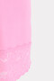 Pembe Seamless Dantelli Geniş Askılı Atlet - 3