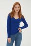 Knitwear Blouse Cobalt Blue - 7