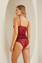 Athlete Set - Claret Red Bra Covered - 3