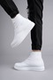 Oslo Lace-Up Leather Men's Casual Sports Boots White - 3