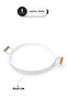 Set of 2 White Wooden Handles Metal Tea and Coffee Presentation Tray - 37 cm - 4
