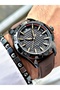 Men's Wristwatch with Calendar and Bracelet as a Gift