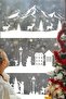Double Sided White Printed White Dream Set New Year Kids Baby Room Sticker Set, Christmas Sticker - 4