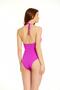 Fuchsia New Season Triangle Swimsuit - Halter Neck - 2