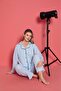 Women's Front Button Sleeve Summer Shirt Model Pajamas Set New Season - 2