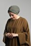 Dark Mink Practical Ready-To-Wear Hijab Bonnet Sandy Pleated Casual 2121_38 - 3