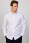 Slim Fit White Non-Iron 100% Cotton Eco-Friendly Ecoteks Certificated No Ironing Shirt - 5