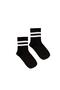 Black Striped Tennis Socks