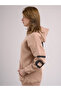 Brown Printed 3 Thread Raster Hooded Sweatshirt - 3