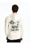 Men's Long Sleeve Printed Thick Hoodie - 4