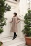Women's Cashew Coat with Hooded Zippered Pockets - 5