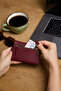 9147 Genuine Leather Accordion Women's Wallet Claret Red - 3