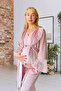Venera Maternity Stylish Pajamas Set with Lace 3 Piece Sleepwear Set