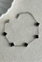 Steel 17+5 cm Mini Clover White Women's Bracelet Women's Steel Bracelet - 4