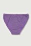 Women's Purple 6 Pack Bikini Panties Premium Fabric Cotton Standard Size - 4
