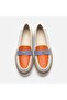 Genuine Leather Bone Women's Loafer - 6