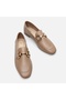 Genuine Leather Natural Women's Loafer - 3