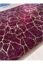 Sofa Bed Cover with Sponge and Gold Foil, New Model with Veins, 1 Piece, Burgundy