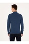 Basic Slim Fit Half-Fisherman 50% Cotton 50% Acrylic Knitwear Sweater (Özse Giyim) - 5