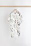 100% Organic Cotton Black/White Small Animal Patterned 4-Pack Sleep Sack Set ALYN26374 - 2