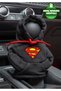 Superman Black Gear Shift Hoodie Car Gear Shift Outfit Shifter Fleece Auto Accessory Gear Shift Knob