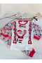 Girls Boys New Year Christmas New Year Santa Plaid Santa Claus Pattern Pajamas Set - 3