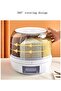 Dry Food and Pulses Organizer 360° Rotatable 6-Compartment Footed Airtight Storage Container 6 Lt - 6