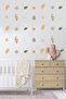 Leaf Themed Kids Room Sticker Set