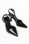 St-004 Black Patent Leather Daily 7 cm Heeled Shoes - 4