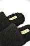 Winter Indoor Black Women's Woolen House Slippers - 2