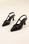 Chain Heeled Women's Shoes Heel Height 7 cm - 5