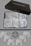 Men's Gray Box of 6 Plain Lycra Boxer Shorts - 3