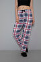 Thick Raised Two Yarn Fabric Printed Pocketlesswomen's Sleepwear Bottoms - 3