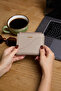 9733 Genuine Leather Double Zipper Special Design Magnetic Women's Wallet Beige