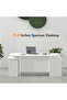 Samtida 193 Modern Executive Workstation Desk Ideal for Home and Office - White - 5