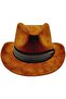 Unisex Nubuck Cowboy Trilby Hat - 5