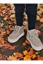 Puffy Guaranteed Thick Sole Furry Inside Lace up Daily Mini Half Children's Boots - 2