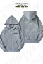 Series Witcher Oversize Grey Cardigan - Silverink Logo, Back Print, Zip and Hoodie (2 Thread)