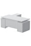 Samtida 193 Modern Executive Workstation Desk Ideal for Home and Office - White - 2