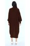 Hair Braided Knitwear Long Women's Cardigan - 3