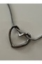 Tarnish Free Steel Silver Color Heart Necklace