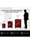 Logo Series Medium Suitcase Maroon, ABS HardShell Lightweight Durable Secure Number Lock. - 6